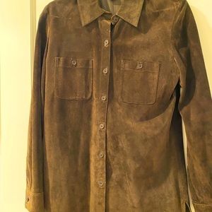 Ann Taylor Suede Top